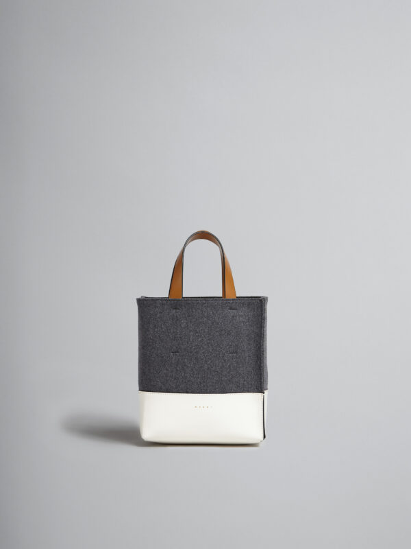 MUSEO MINI BAG IN MULTICOLOUR LEATHER AND FELT