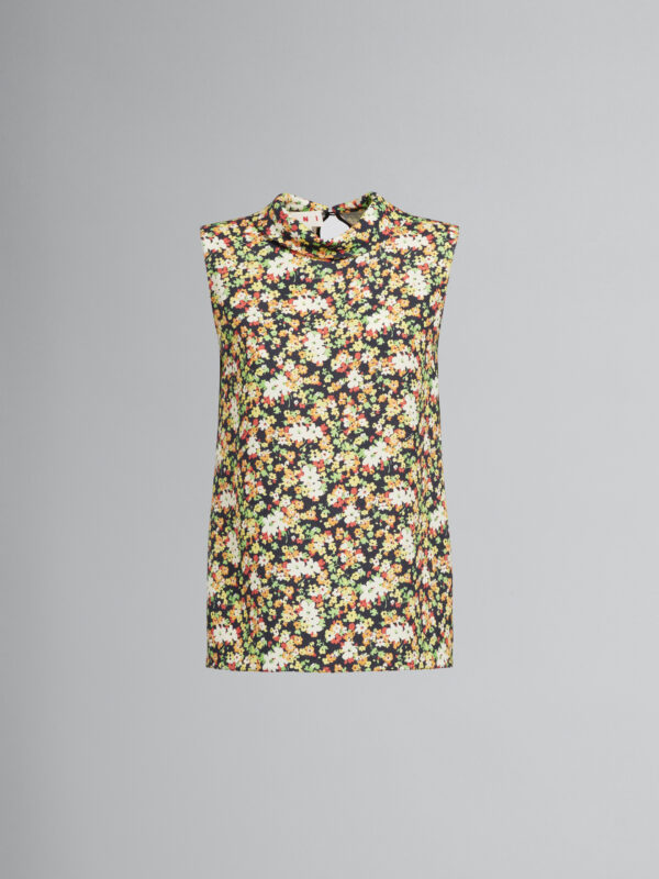 LOVERS PRAIRIE PRINT SLEEVELESS BLOUSE