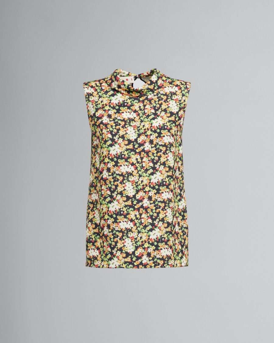 LOVERS PRAIRIE PRINT SLEEVELESS BLOUSE