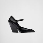 MARY JANE 95 BRUSHED LEATHER PUMPS