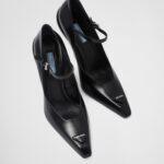 MARY JANE 95 BRUSHED LEATHER PUMPS