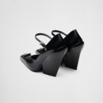MARY JANE 95 BRUSHED LEATHER PUMPS