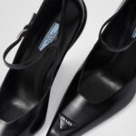 MARY JANE 95 BRUSHED LEATHER PUMPS