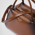 BRUSHED LEATHER HANDBAG