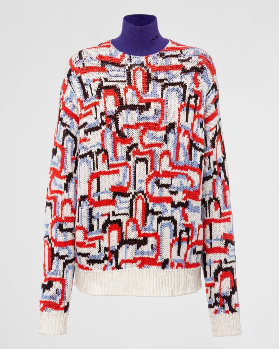 CASHMERE AND WOOL TURTLENECK