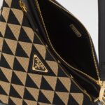 SYMBOLE LEATHER AND FABRIC MINI BAG