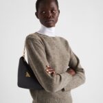 SYMBOLE LEATHER AND FABRIC MINI BAG