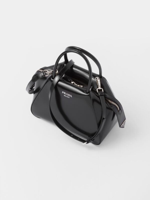 SMALL BRUSHED LEATHER SUPERNOVA HANDBAG