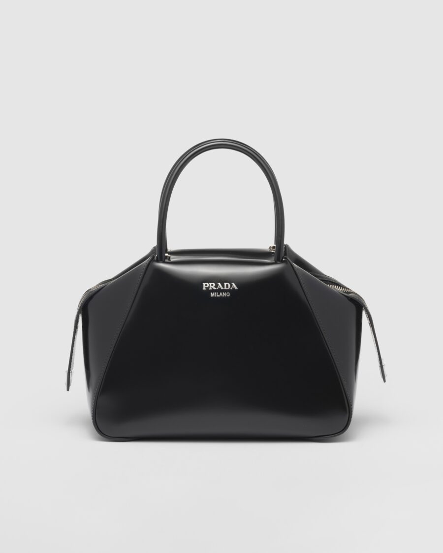 SMALL BRUSHED LEATHER SUPERNOVA HANDBAG