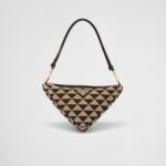 SYMBOLE LEATHER AND FABRIC MINI BAG