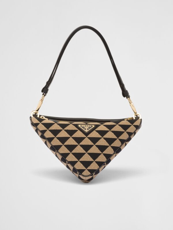 SYMBOLE LEATHER AND FABRIC MINI BAG