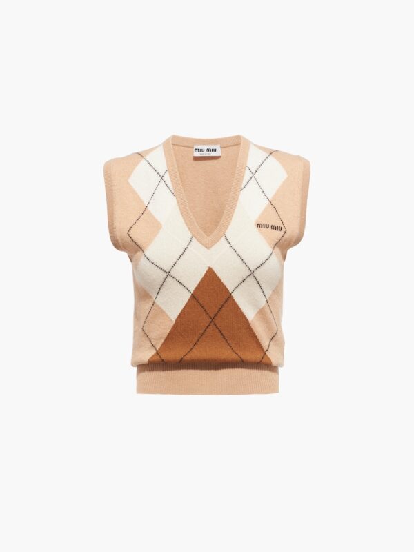 CROPPED CASHMERE VEST
