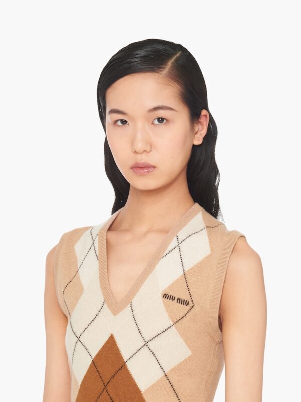 CROPPED CASHMERE VEST