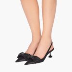 SATIN 55 SINGBACK PUMPS