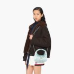 MIU WANDER MATELASSÉ SATIN MINI BAG