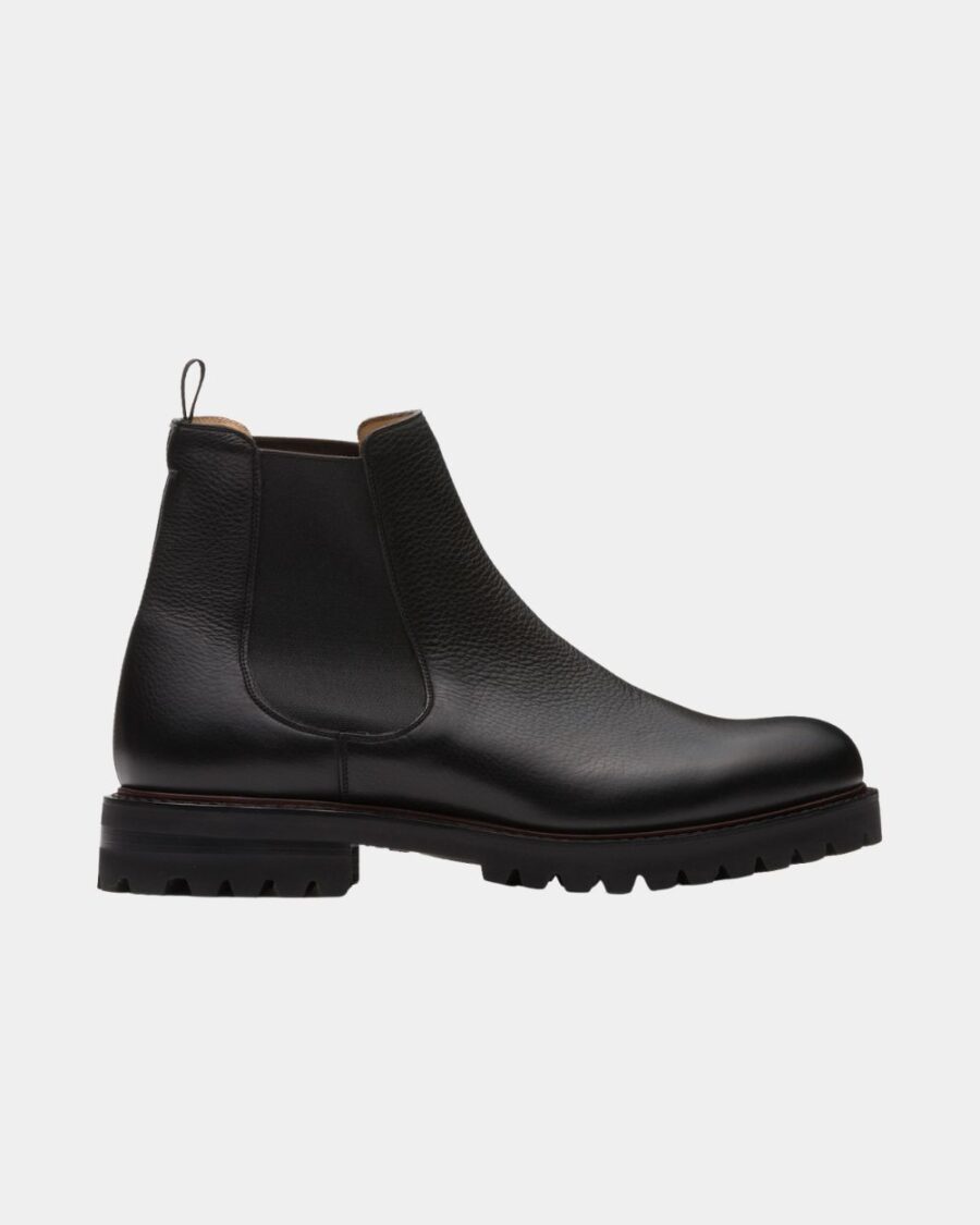 SOFT GRAIN LEATHER CHELSEA BOOTS