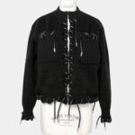 WOOL KNIT BLOUSON