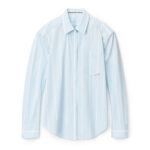 BUTTON DOWN FINE STRIP SHIRT