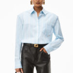 BUTTON DOWN FINE STRIP SHIRT