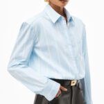 BUTTON DOWN FINE STRIP SHIRT