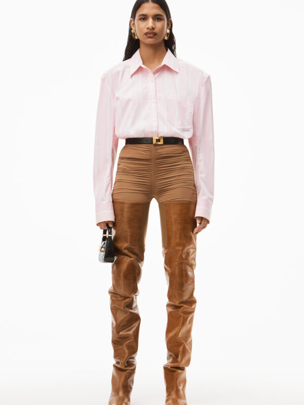 BUTTON DOWN FINE STRIP SHIRT