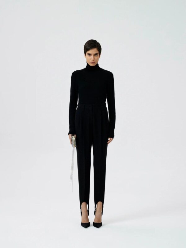STIRRUP PANTS IN SILK