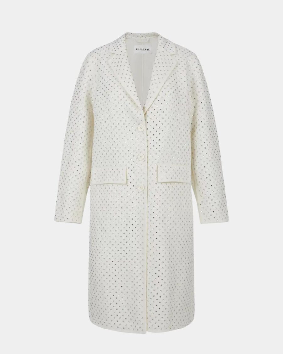 COAT WITH STRASS