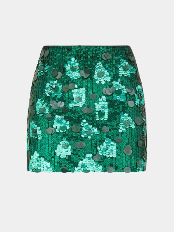 FULL SEQUINS MINI SKIRT