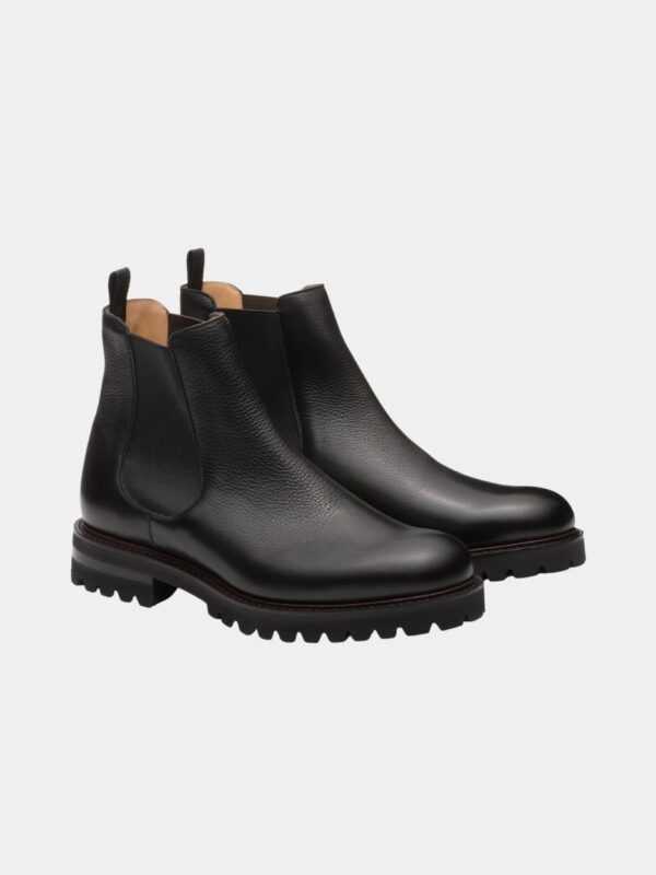 SOFT GRAIN LEATHER CHELSEA BOOTS