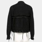 WOOL KNIT BLOUSON