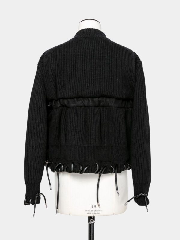 WOOL KNIT BLOUSON