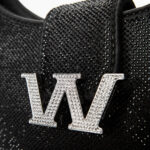 W LEGACY HOBO BAG IN CRYSTAL SATIN