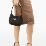 W LEGACY HOBO BAG IN CRYSTAL SATIN
