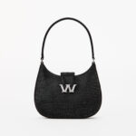 W LEGACY HOBO BAG IN CRYSTAL SATIN