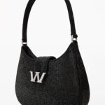 W LEGACY HOBO BAG IN CRYSTAL SATIN