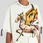 PEGASO T-SHIRT WITH ETRO CUBE LOGO