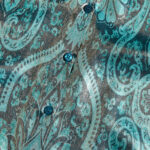 SILK AND LAMINATED THREAD PAISLEY SHIRT