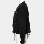 WOOL KNIT BLOUSON