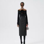 OFF THE SHOULDERS LONG SLEEVE RUCHED BLOUSE