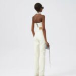 STITCH DETAIL STRAIGHT LEG JEANS