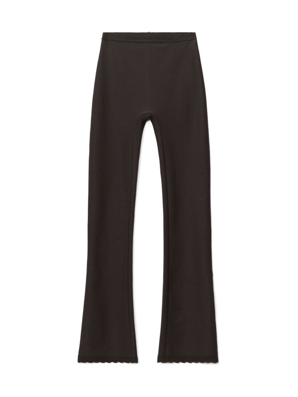 LACE TRIM LYCRA LEGGINGS