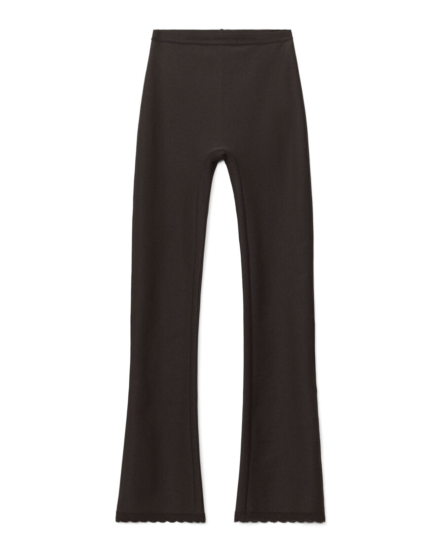 LACE TRIM LYCRA LEGGINGS