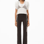 LACE TRIM LYCRA LEGGINGS