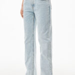 DIAMANTE STRAP LOW RISE JEANS