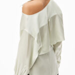 OPEN BACK SHIR IN SILK