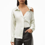 OPEN BACK SHIR IN SILK