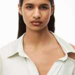 OPEN BACK SHIR IN SILK