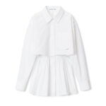 SMOCKED CAMI IN COMPACT COTTON