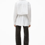 SMOCKED CAMI IN COMPACT COTTON