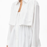 SMOCKED CAMI IN COMPACT COTTON